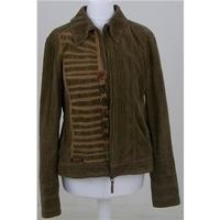 H & M, size M brown cord jacket