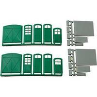 H0 gates and doors (green), steps and ramps