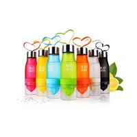 h20 lemon fruit infused water bottle 7 colours pairs available