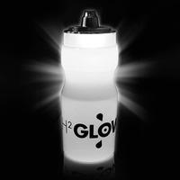 H2Glow: Cyling/Running Night Visible Flashing LED Sports Bottle 500ml