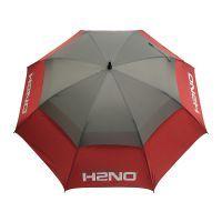 H2NO Golf Umbrella - Red/Grey