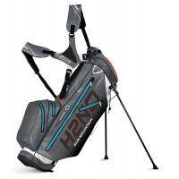 H2NO Lite 14 Way Stand Bag 2016 - White/Gunmetal/Orange/Blue