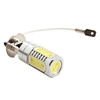 H3 7.5W 600LM 7000-8000K White Light High-Power LED Bulb for Car Lamps (DC 12V)