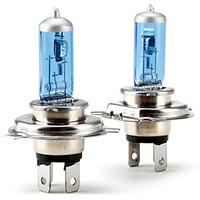 h4 super white car light bulbs 10090w 2 packdc 12v