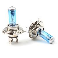 H4 5000K 60/55W Halogen Headlight White Light Bulbs (DC 12V/Pair)