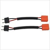 H7 Male to Female Wire Harness Sockets Extension Cable for Car Headlamp / Foglight(2PCS)