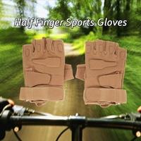 hard knuckle tactical gloves half finger sport shooting hunting riding ...