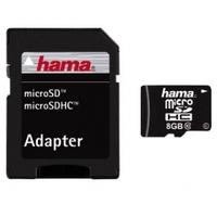 Hama Micro SDHC 8GB Class 10 with Adapter 00108087