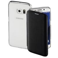 Hama Clear Booklet Case for Samsung Galaxy S7 edge, black