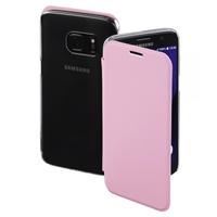 hama clear booklet case for samsung galaxy s7 rose