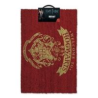 Harry Potter Welcome To Hogwarts Doormat, Red & Gold