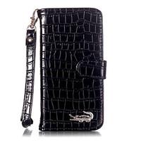 Hand Strap Phone Wallet Bag luxury Crocodile PU Leather Stand Flip Case For For iPhone 6s Plus/6 Plus/6s/6/SE / 5s / 5