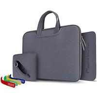 handbag for macbook 154 solid color nylon material 4 in 1 mysterious r ...