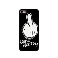 have a nice day design aluminum hard case for iphone 55s