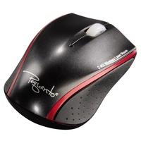 hama pequento 2 wireless laser mouse blackred