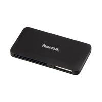 Hama Slim USB 3.0 SuperSpeed Multi Card Reader - Black