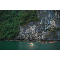 halong bay full day guided tour including cruise kayaking and lunch fr ...