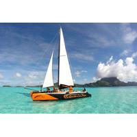 Half-Day Bora Bora Catamaran Sailing and Floating Bar Experience