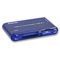 Hama 1000 & 1 USB 2.0 Multicard Reader Blue