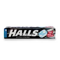 halls mentholyptus extra strong sweets 335g