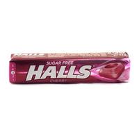 halls sugar free menthlyptus cherry