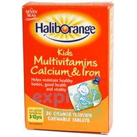 Haliborange Multivitamins Calcium and Iron Kids Chewable Tablets (30)