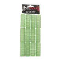 hair tools small velcro rollers green 20mm