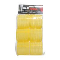 hair tools jumbo velcro rollers yellow 66mm