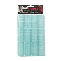 Hair Tools Medium Velcro Rollers Light Blue 28mm