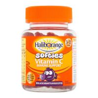 Haliborange Kids Vitamin C Immune Softies - 30 Blackcurrant Fruit Shapes