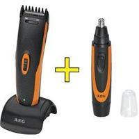 Hair clipper, Beard trimmer, Ear/nose hair trimmer AEG HSM/R5597 Black, Orange