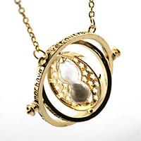 Harry Time Converter Golden Alloy Cosplay Necklace(1pcs) Halloween Cosplay Costumes Cosplay Accessory Potter