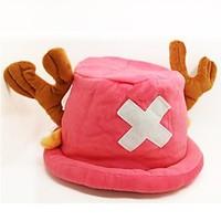 Hat/Cap Inspired by One Piece Tony Tony Chopper Anime Cosplay Accessories Hat Pink Polar Fleece Male / Female