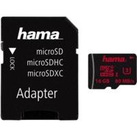 Hama microSDHC UHS-I U3 80MB/s - 16GB