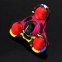 Hand Spinner toy Spinner Fidget Metal Crystal Bling multicolor Graffiti Triangle Finger Toy