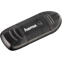 hama usb 20 card reader sd anthracite black