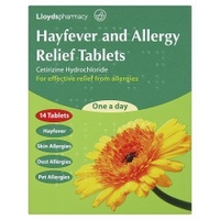 hayfever and allergy relief 10mg tablets 14 film coated tablets