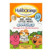 Haliborange Kids Omega 3 & Multivitamins Orange Softies Mini Packs - Pack of 7