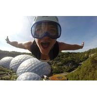 hangloose at the eden project zip wire giant swing big air and the dro ...