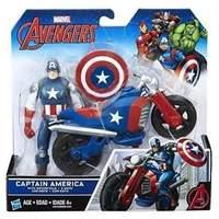 Hasbro Marvel Avengers - Deluxe Figure & Motorcycle - Captain America