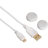 Hama PS4 Super Soft Controller Charging Cable (white)