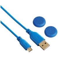 Hama PS4 Super Soft Controller Charging Cable (blue)