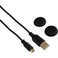 hama ps4 super soft controller charging cable black