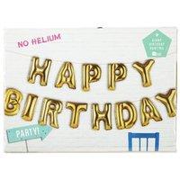Happy Birthday Balloon Banner