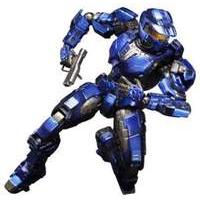 Halo Combat Evolved Play Arts Kai Spartan Mark V Blue Action Figure