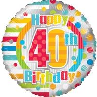 Happy 40th Balloon