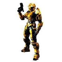 Halo Play Arts Kai: Gold Spartan Action Figure