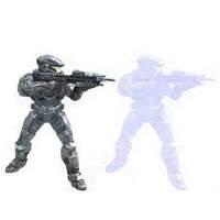 Halo Reach: Series 4 - 2 Packs Noble Six & Noble Six Hologram Action Figure