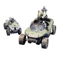 Halo Micro Ops Warthog and Mongoose with Spartans and Trooper