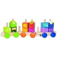 hape fantasia blocks train